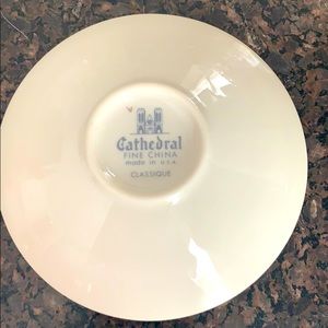 Four small dessert fine China bowls